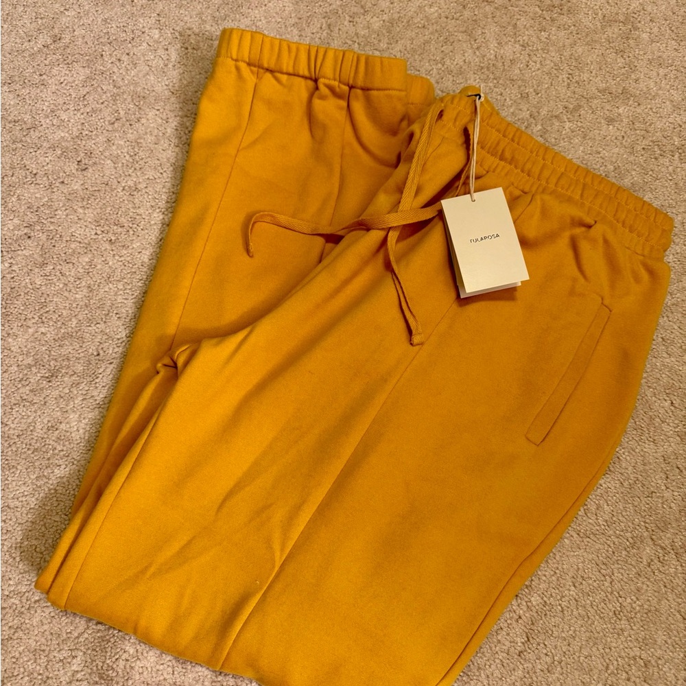 Tularosa Women's Mustard Yellow Pants